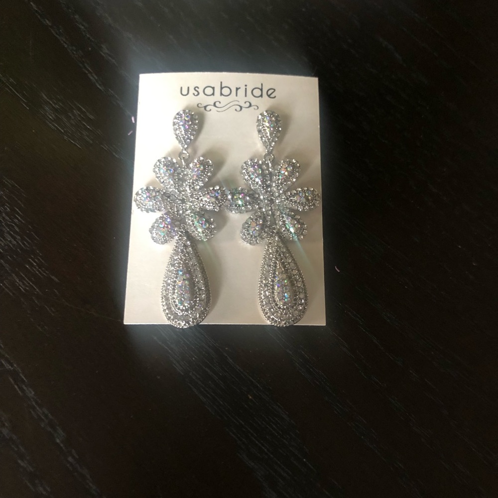 Bridal drop earings